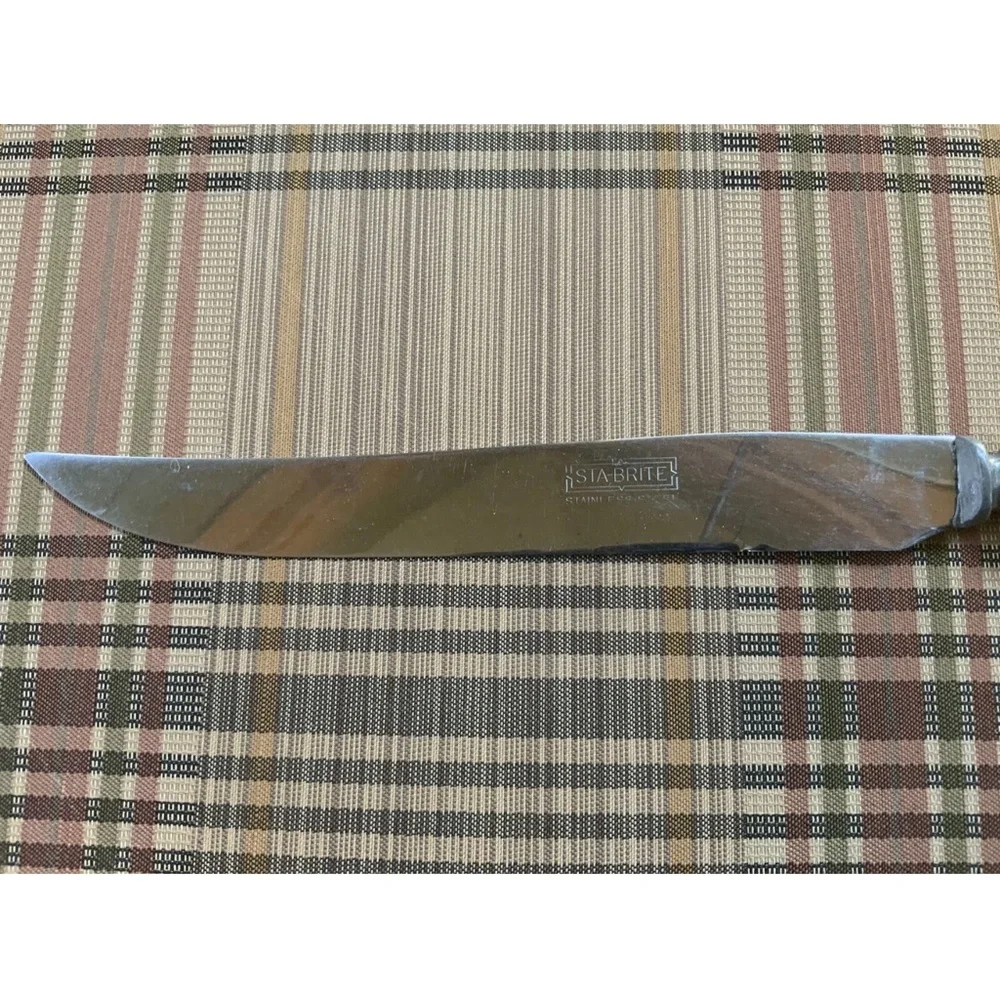 Vintage Sta-Brite Stainless Steel Carving Set